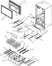 Whirlpool Refrigerator Retainer W10826788