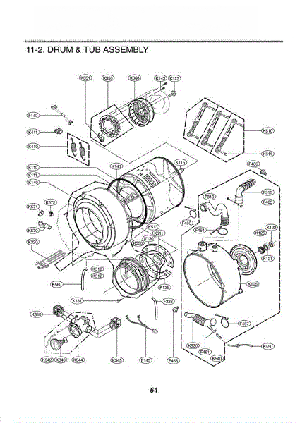 LG Tub Assembly,outer 3045ER0048W