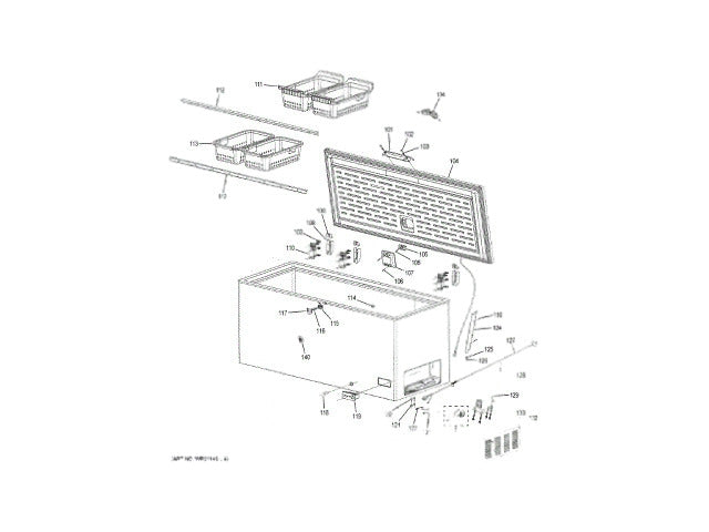 GE Freezer Screw ST4.2 X 13 WR01X27825