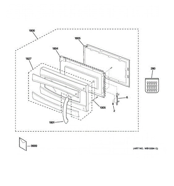 GE Microwave Otr Hardware Bag WB02X32722