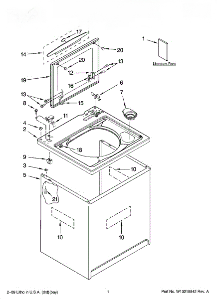 Whirlpool Sound Absr W11096159