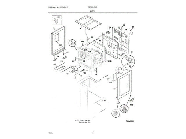 Frigidaire Freezer Lens 5304524341