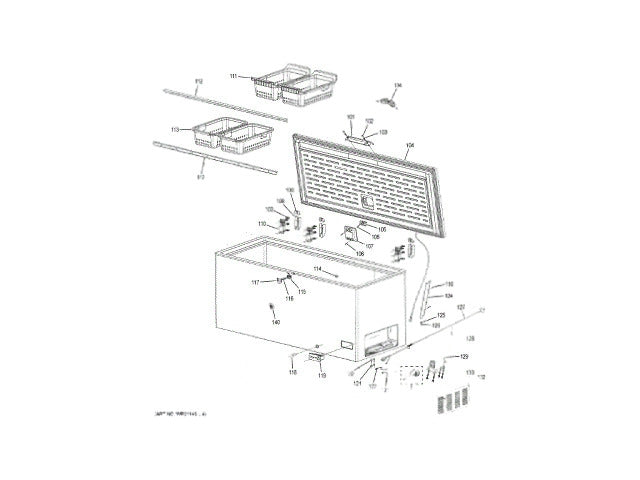 GE Freezer Screw WR01X35245