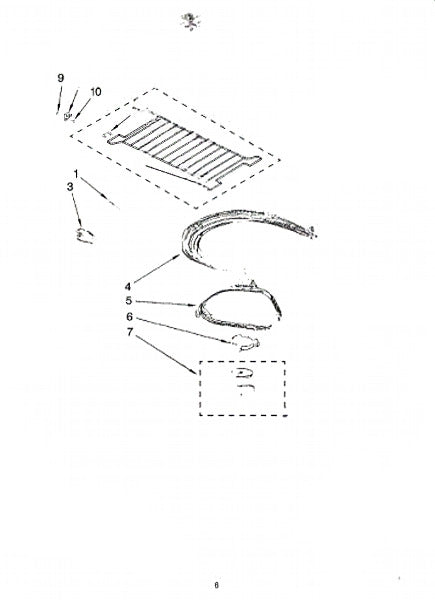 Whirlpool Microwave Rivet-Stir W11319886