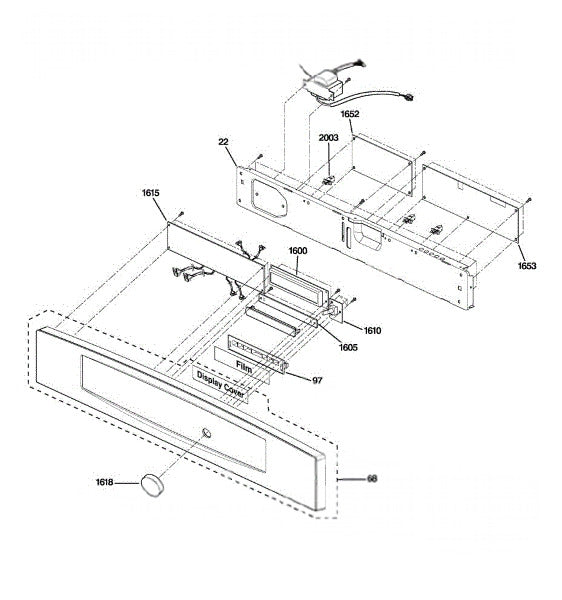 GE Microwave Vfd Module WB27X41746
