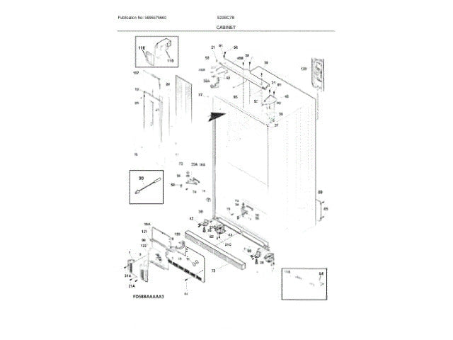 Frigidaire Freezer Light, Led 241891106