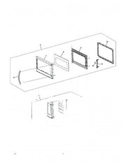 Frigidaire Microwave Door Assembly,stainless 5304537784