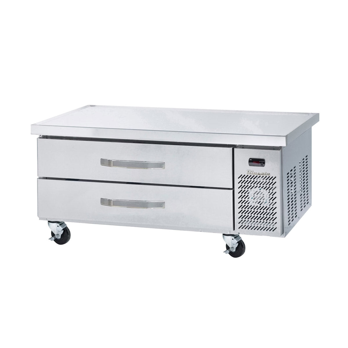 Blueair 2 Drawers Chef Base 48", Flat Top Low Boy, R-290 Refrigerant