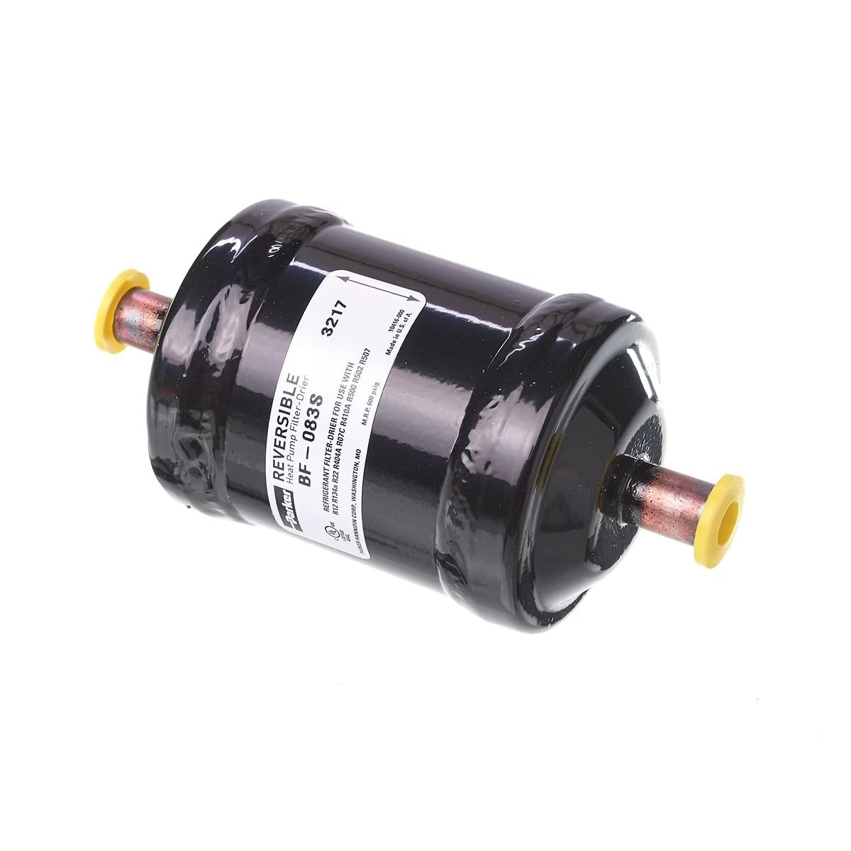 Emerson Bi-directional Liquid Line Filter Drier - 2.8 Tons, Sweat ODF, 2-1/2 x 5-1/4 in. - BF083S