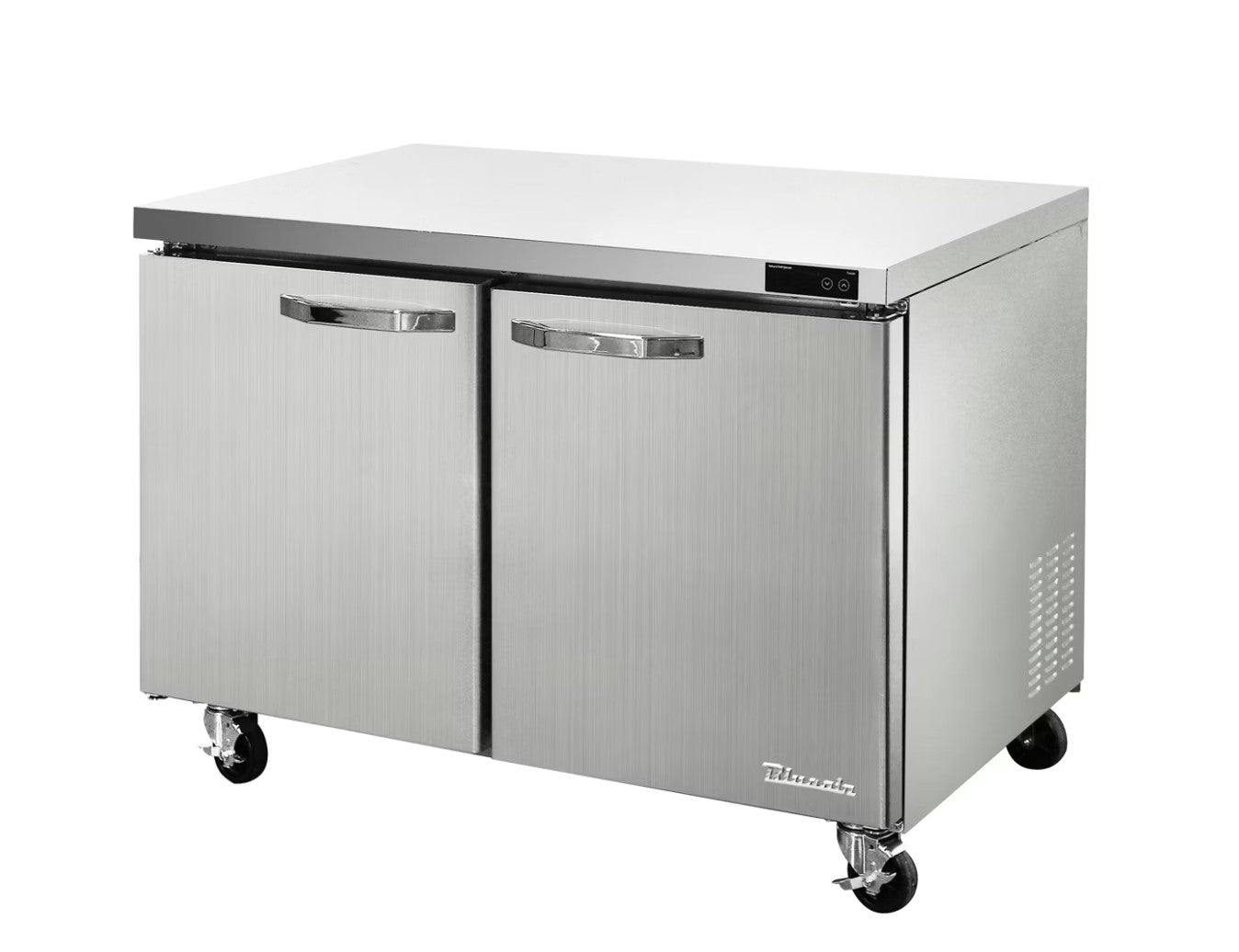 Blueair 2 Doors All Stainless Undercounter Refrigerator - 60" wide, 16.5 cu/ft., R-290 Refrigerant