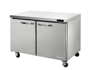 Blueair 2 Doors All Stainless Undercounter Refrigerator - 48" wide, 13 cu/ft., R-290 Refrigerant