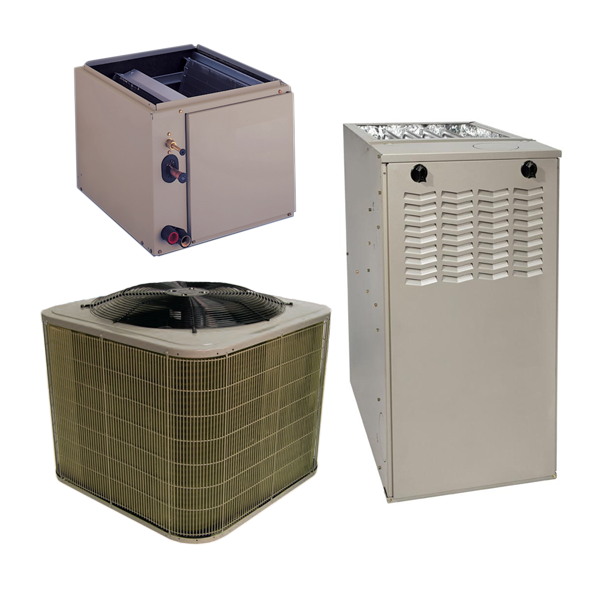 3.5 Ton 15 Seer Bryant 90,000 Btu 80% Afue Gas System