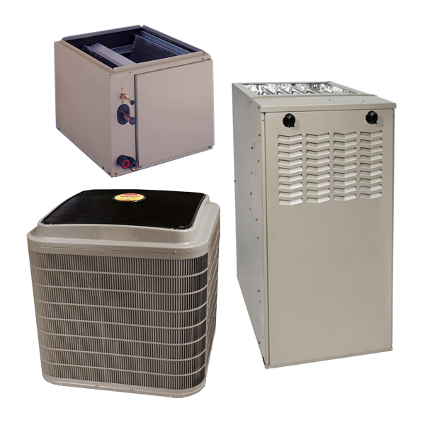 4 Ton 17.5 Seer Bryant 90,000 Btu 80% Afue Gas System