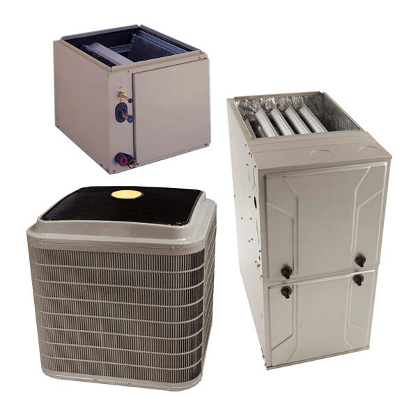 5 Ton 14 Seer Bryant 120,000 Btu 96.2% Afue Gas System