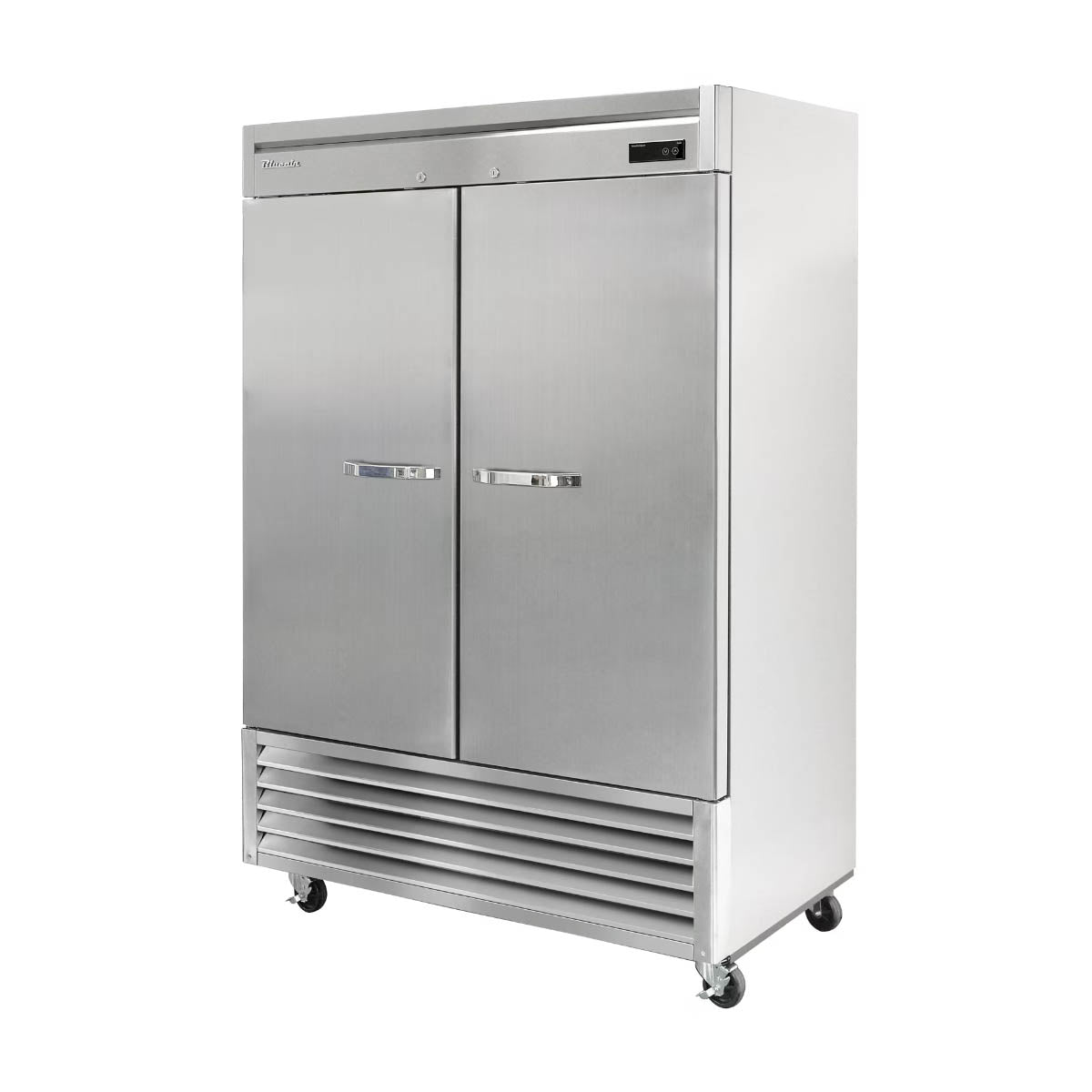 Blueair 2 Section Solid Door Bottom Mount Reach-In Refrigerator, 49 cu. ft. R-290 Refrigerant, Energy Star Rated