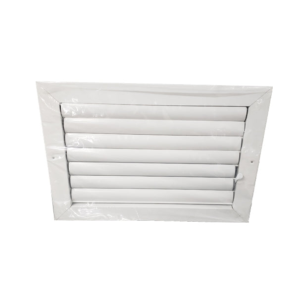 Curved Blade One-Way Supply Ceiling Register Grille 10" x 6"