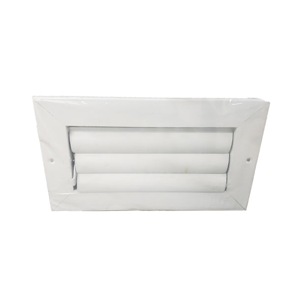 Curved Blade One-Way Supply Ceiling Register Grille 8" x 4"