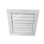 Curved Blade One-Way Supply Ceiling Register Grille 8" x 8"
