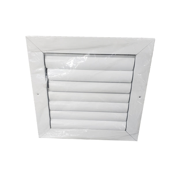 Curved Blade One-Way Supply Ceiling Register Grille 8" x 8"