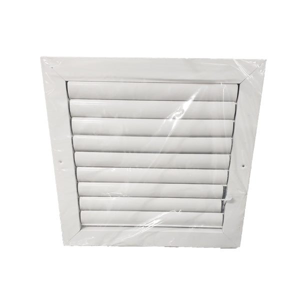 Curved Blade One-Way Supply Ceiling Register Grille 12" x 12"