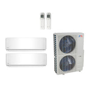 Cooper & Hunter 48,000 Btu 20.4 SEER2 R-454B 2-Zone Ductless Mini Split Heat Pump System - 12k-24k