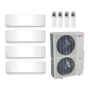 Cooper & Hunter 48,000 Btu 20.4 SEER2 R-454B 2-Zone Ductless Mini Split Heat Pump System - 12k-12k