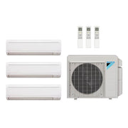 Daikin 36,000 Btu 20 SEER2 R-32 3-Zone Ductless Hyper Heat Mini Split Heat Pump System - 7K-12K-12K