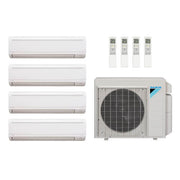 Daikin 40,000 Btu 20 SEER2 4-Zone Ductless Hyper Heat Mini Split Heat Pump System - 12K-12K-12K-12K