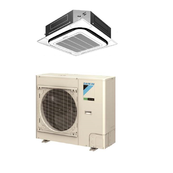 Daikin Skyair 30,000 Btu 21 SEER2 Single Zone Ductless Cassette Heat Pump System