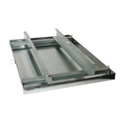 Miami Tech Galvanized Steel Drain Pan with Rails 30" x 60" - 24 Gauge