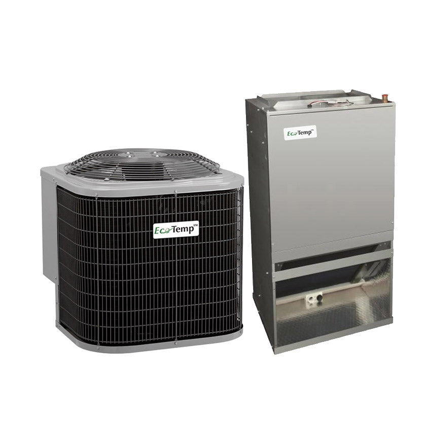 EcoTemp 2.5 Ton 14.3 SEER2 R-454B Heat Pump System (Front Return)