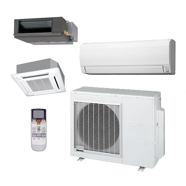 36,000 Btu Fujitsu 4-Zone Ductless Mini Split Heat Pump System