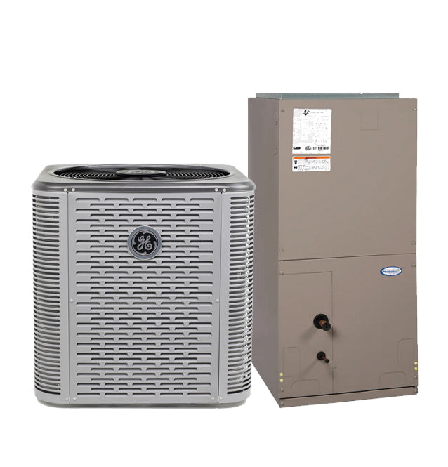 GE 2 Ton 17 SEER2 R-454B Air Conditioning System (Low Profile)