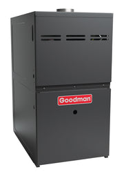 Goodman 80,000 Btu 80% Afue 9 Speed Low NOx Upflow Gas Furnace for use with R-32 or R-410A (For Sale in California Only) (1,600 CFM - 17.5" Wide)