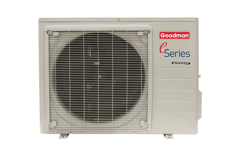 Goodman E-Series 12,000 BTU 18 SEER Ductless Mini Split Heat Pump System (208/230V) Includes 25' Installation kit