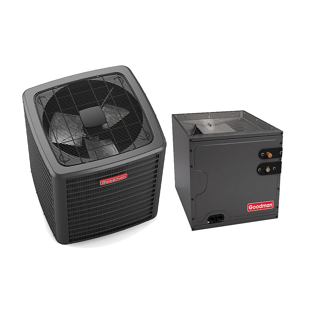 Goodman 2.5 Ton 14.3 SEER2 R-32 Heat Pump Condenser and Coil (17.5" Wide)