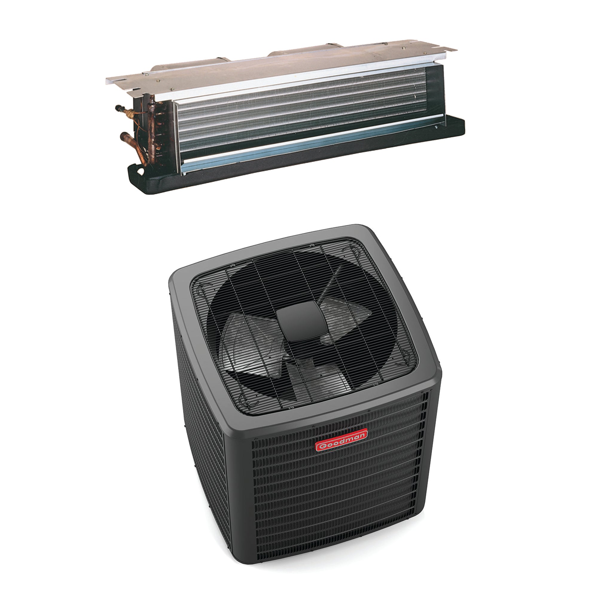 Goodman 2.5 Ton 14.3 SEER R-32 Air Conditioning System (Ceiling Mounted - 8Kw Heat)