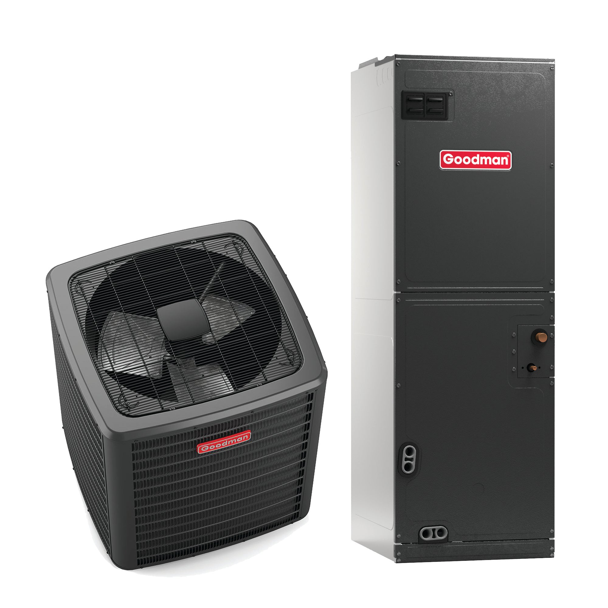 Goodman 1.5 Ton 15.2 SEER2 Air Conditioning System (9-Speed Motor)