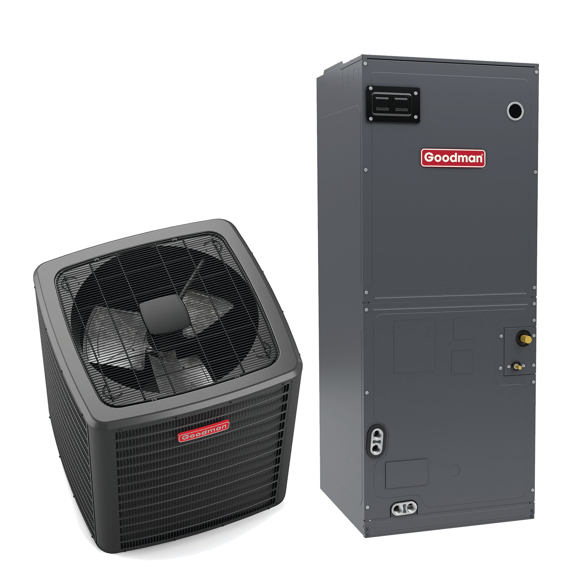 Goodman 1.5 Ton 14.3 SEER2 Heat Pump System (Variable Speed Motor) 660 CFM