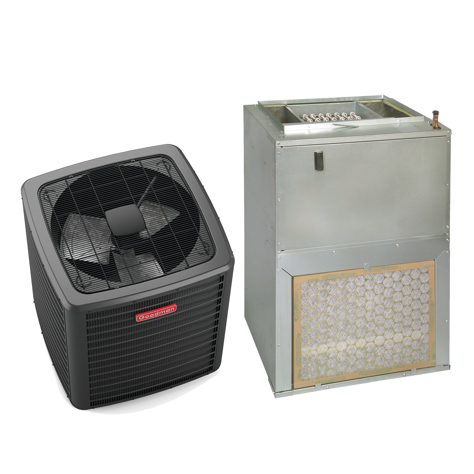 Goodman 2 Ton 14 SEER2 R-32 Air Conditioning System (Front Return - 8Kw Heat)