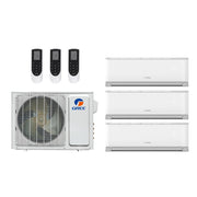 Gree Livo 36,000 Btu 21 SEER2 R-32 3-Zone Ductless Mini Split System - 9K-9K-18K