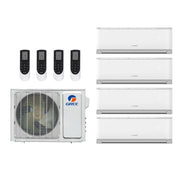 Gree Livo 42,000 Btu 21 SEER2 R-32 4-Zone Ductless Mini Split System - 9K-9K-9K-9K