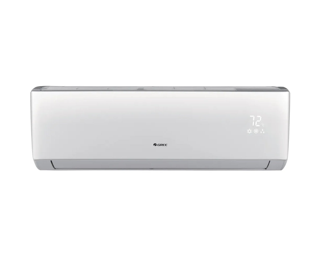 Gree 27,000 Btu 21 SEER2 2-Zone Ductless Mini Split Heat Pump System - 9K-18K Vireo