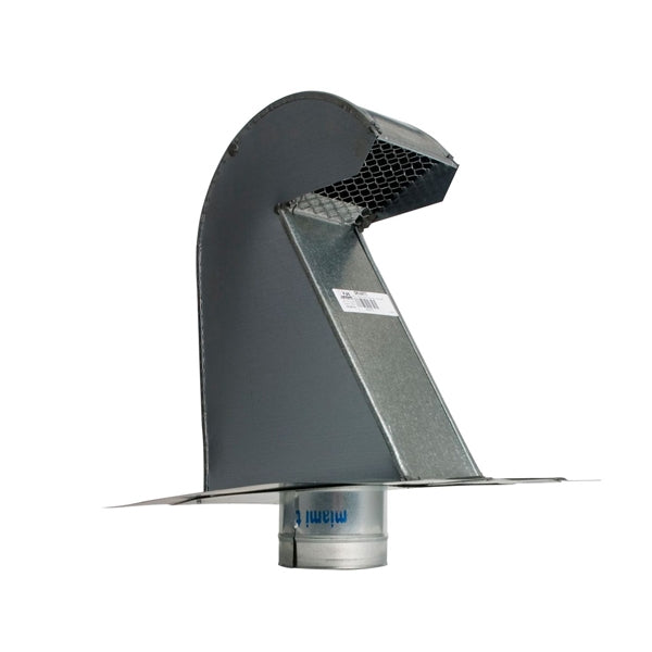 Miami Tech - GRV4XTCD - 4" Galvanized Roof Vent Tall Profile with Collar & Damper