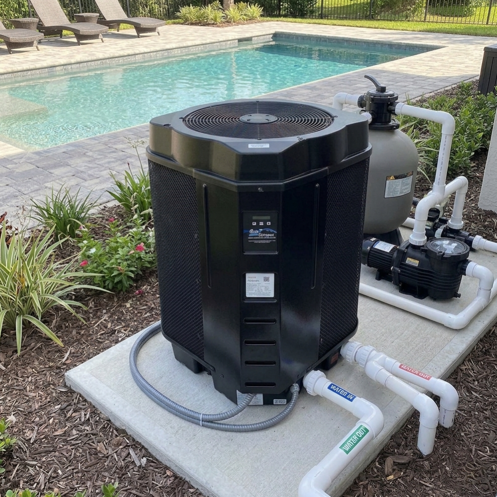 Gulfstream Pool Heater 115,000 BTU/6.8 COP Heat Pump
