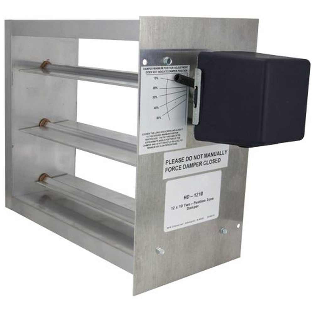 iO HVAC Controls HD Series Rectangular Heavy-Duty Damper with Parallel-Opposed Blades