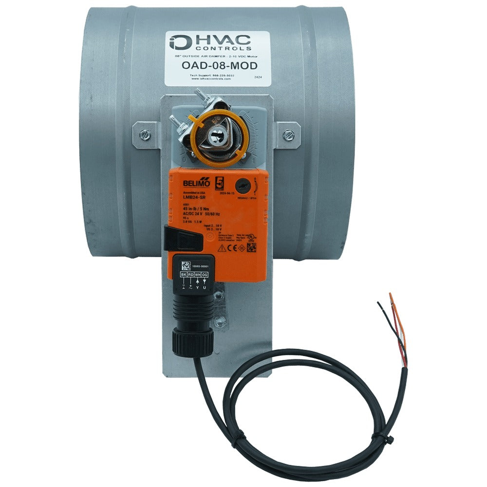 iO HVAC Controls OAD Series Outside Air Damper — MOD