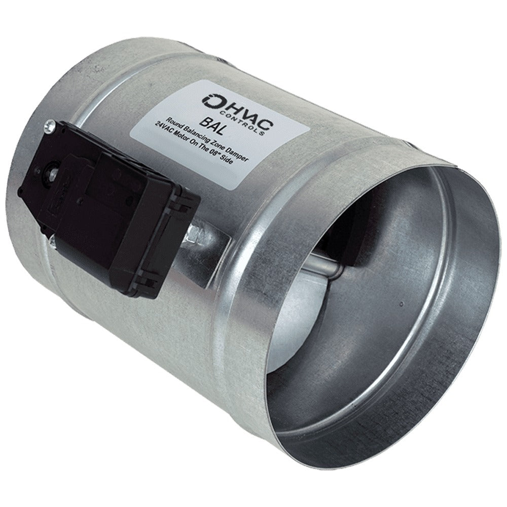 iO HVAC Controls BAL Series Round Electronic Remote Balancing Damper