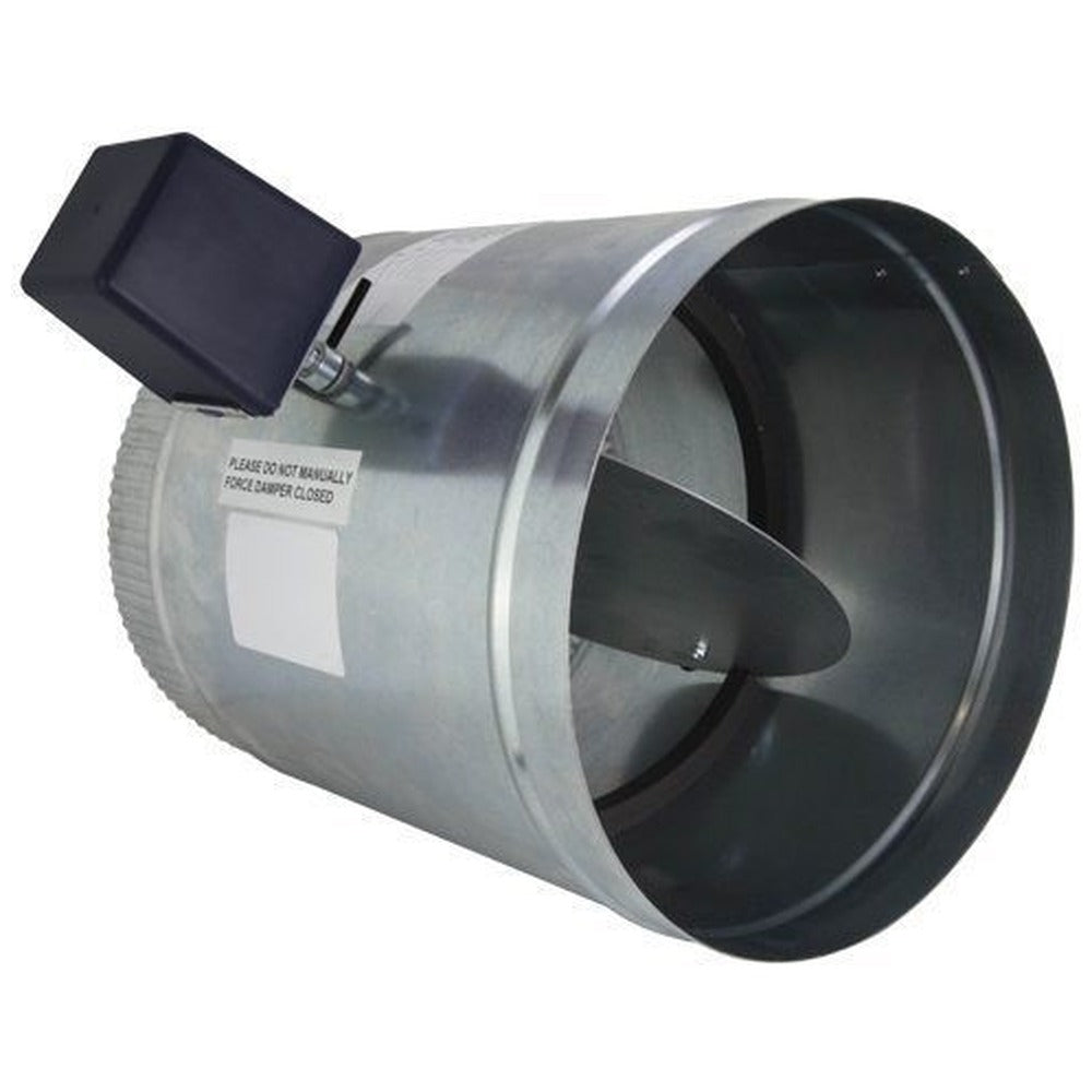 iO HVAC Controls D Series Round 2-Wire Zone Damper with Parallel-Opposed Blades