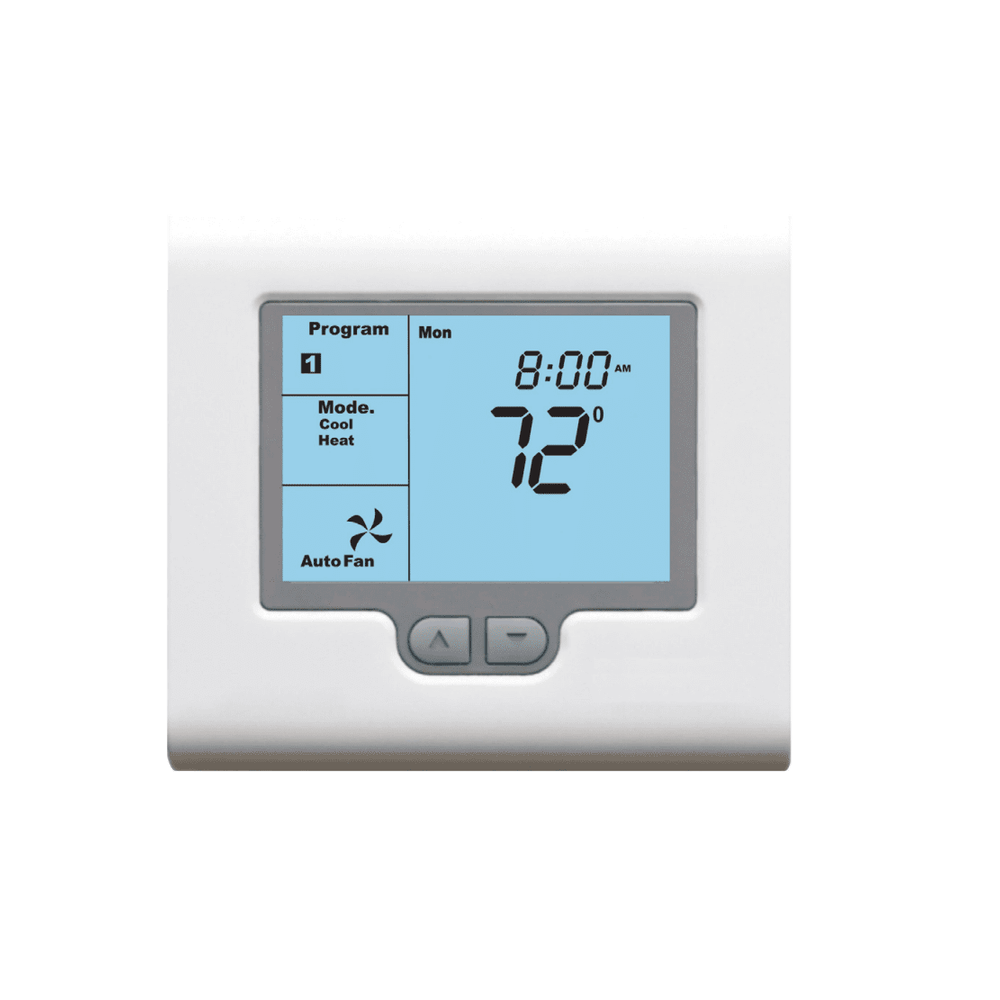 iO HVAC Controls T-32-P2 Universal 7-Day Programmable Thermostat, 3H/2C , Version 2.2